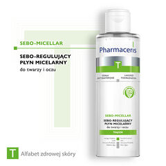 Pharmaceris T Sebo-Micellar sebo-regulujący płyn micelarny do twarzy i oczu, 200 ml _2