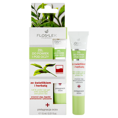 Floslek żel do powiek i pod oczy ze świetlikiem i herbatą, 15 ml_1