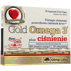 Gold Omega 3 Plus Ciśnienie suplement diety, 30 kaps./1 opak._1