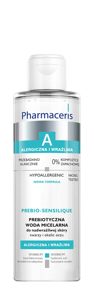 Pharmaceris Prebio-Sensilique prebiotyczna woda micelarna do nadwrażliwej skóry twarzy i okolic oczu, 200 ml_1