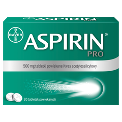 Aspirin Pro tabletki powlekane, 20 tabl./1 opak._1