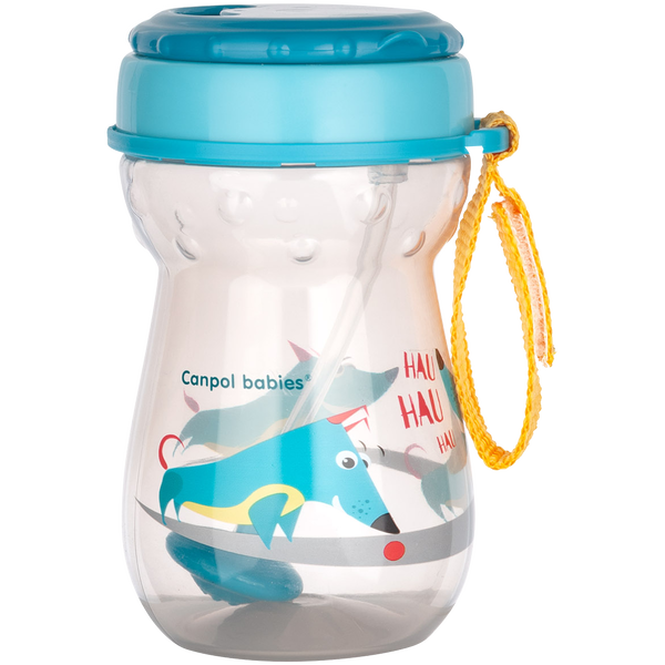 Canpol Babies bidon ze składaną rurką silikonową z odważnikiem, poj. 350 ml_1