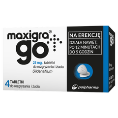 Maxigra Go tabletki do rozgryzania i żucia, 4 tabl./1 opak._1