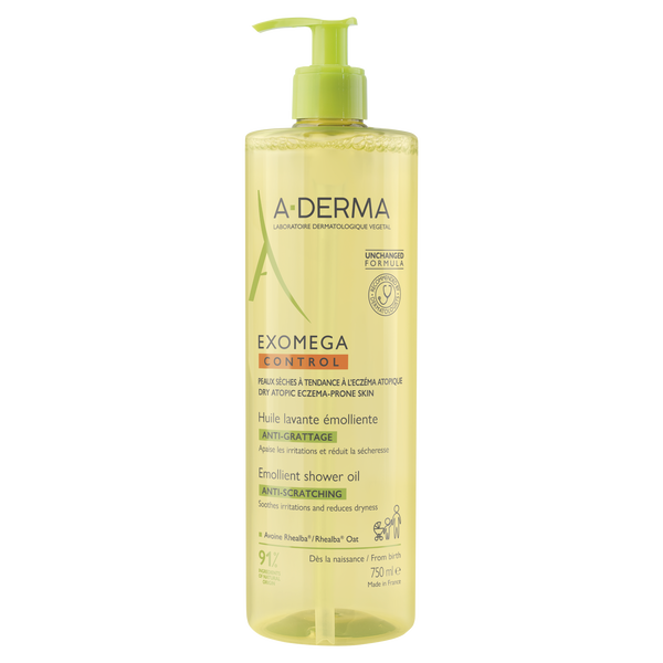 A-Derma Exomega Control olejek emolient pod prysznic, 750 ml_1