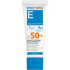 Emotopic MED+ wyrób medyczny: mineralny krem ochronny do twarzy i ciała SPF50+, 75 ml_1