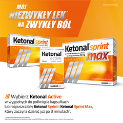 Ketonal Active kapsułki twarde 50 mg, 20 kaps./1 opak._2