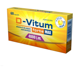 D-Vitum Forte max K2 4000IU  kapsułki, 60 kaps./1 opak._1