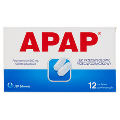 Apap lek przeciwbólowy, 12 tabl./1 opak._1