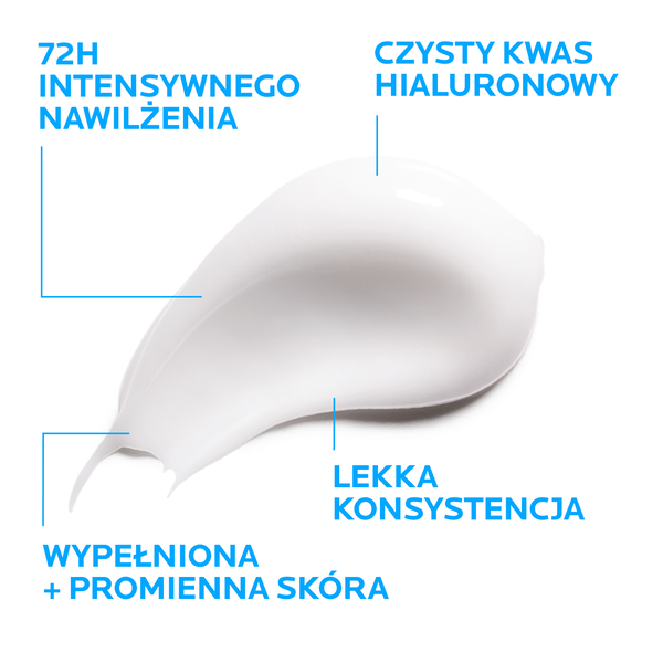 La Roche-Posay Hydraphase Light krem intensywnie nawilżający z czystym kwasem hialuronowym o lekkiej konsystencji, 50 ml_3