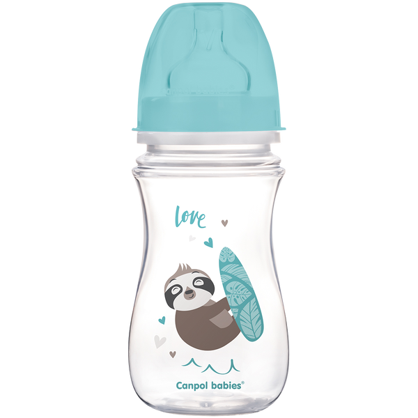 Canpol Babies Easy Start Exotic Animals butelka szeroka antykolkowa, poj. 240 ml_1