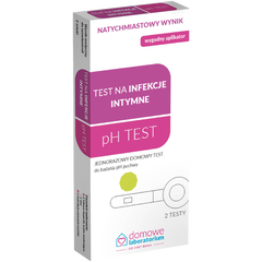 Domowe Laboratorium ph test na infekcje intymne, 2 szt./1 opak._1