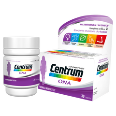 Centrum Ona suplement diety z witaminami i minerałami dla kobiet, 30 tabl./1 opak._2