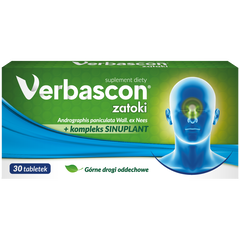 Verbascon Zatoki suplement diety, 30 tabl./1 opak._1