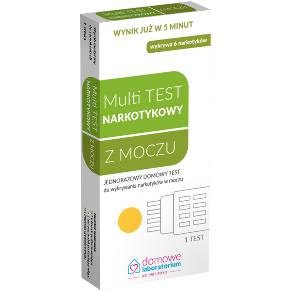 Domowe Laboratorium multi test narkotykowy z moczu, 1 szt._1