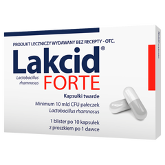 Lakcid Forte kapsułki, 10 szt./1 opak._1
