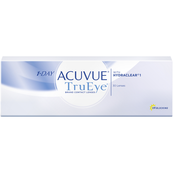 Acuvue 1-Day Tru Eye jednodniowe soczewki kontaktowe, moc -1.25, 30 szt./1 opak._1