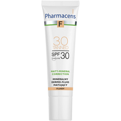 Pharmaceris F Matt-Mineral-Correction mineralny dermo-fluid matujący SPF30 30 tanned, 30 ml_1