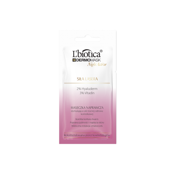 L'biotica Dermomask Night Active maseczka przeciwzmarszczkowa do twarzy, 12 ml_1