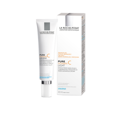 La Roche-Posay Pure Vitamin C Light intensywnie nawilżająca i ujędrniająca pielęgnacja przeciwzmarszczkowa z czystą witaminą c do twarzy, 40 ml_1