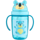 Canpol Babies Hello Little kubek z rurką silikonową turkusowy, poj. 400 ml_1