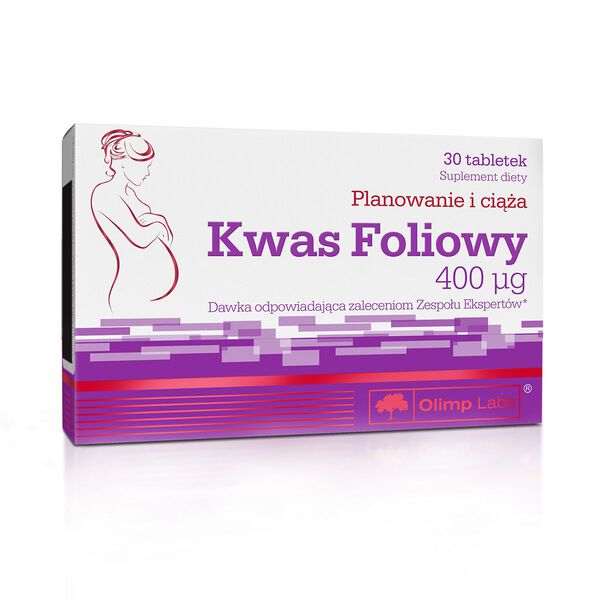 Kwas Foliowy Planowanie i ciąża suplement diety, 30 tabl./1 opak._2