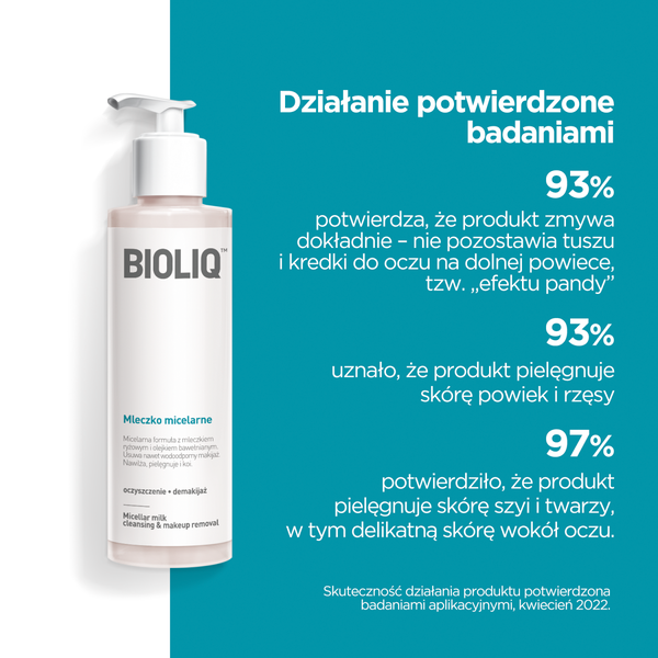 Bioliq Clean micelarne mleczko do demakijażu twarzy, 135 ml_6