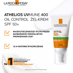 La Roche-Posay Anthelios żel-krem do twarzy z filtrem SPF50+, 50 ml_2