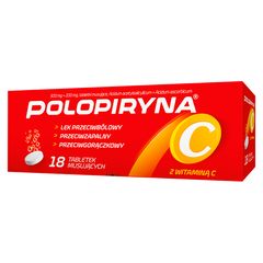 Polopiryna C tabletki musujące, 18 tabl./1 opak._1