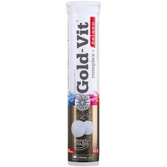 Gold-Vit Complex + Żelazo suplement diety o smaku pomarańczowym, 20 tabl. musujących/1 opak._1