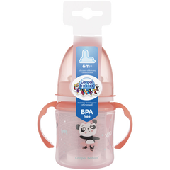 Canpol Babies Easy Start Exotic Animals kubek treningowy silikonowy różowy, poj. 120 ml_2