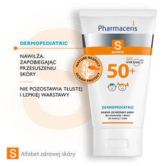 Pharmaceris S wodoodporny dermo-ochronny krem do twarzy i ciała dla niemowląt i dzieci SPF50+, 125 ml_2