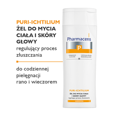 Pharmaceris P Puri-Ichtilium żel do mycia ciała i skóry głowy regulujący proces złuszczania, 250 ml_2