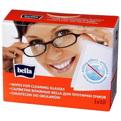 Bella nawilżane chusteczki do czyszczenia okularów, 10 szt./1 opak._1