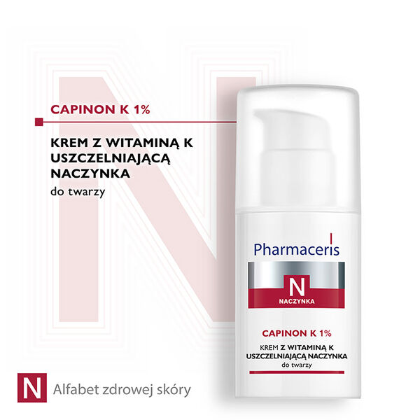 Pharmaceris N Capinon K 1% krem z witaminą K uszczelniającą naczynka, 30 ml_2