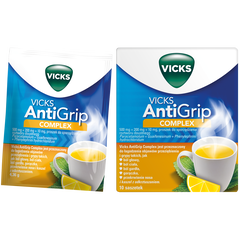 Vicks AntiGrip Complex proszek do sporządzania roztworu doustnego, 10 sasz./1 opak._1