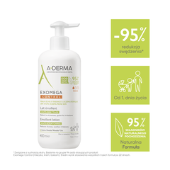 A-Derma Exomega Control nawilżająco-zmiękczające mleczko do ciała, 400 ml_2