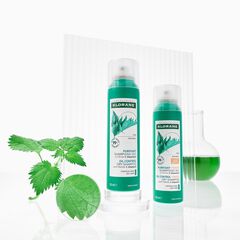 Klorane seboregulujący suchy szampon do włosów ciemnych, 150 ml_2