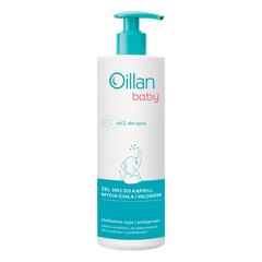 Oillan Baby płyn do mycia i kąpieli dla dzieci od pierwszych dni życia, 400 ml_1
