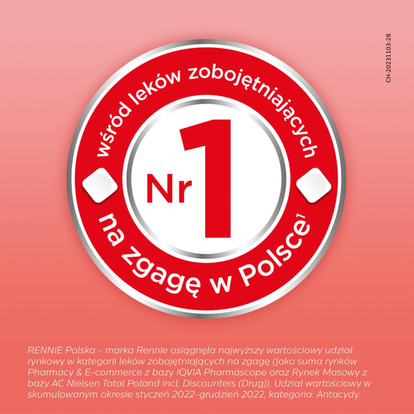 Rennie Antacidum tabletki do ssania smak miętowy, 48 tabl./1 opak._8