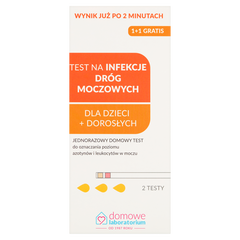 Domowe Laboratorium test na infekcje dróg moczowych dla dzieci i dorosłych, 2 szt./1 opak._1