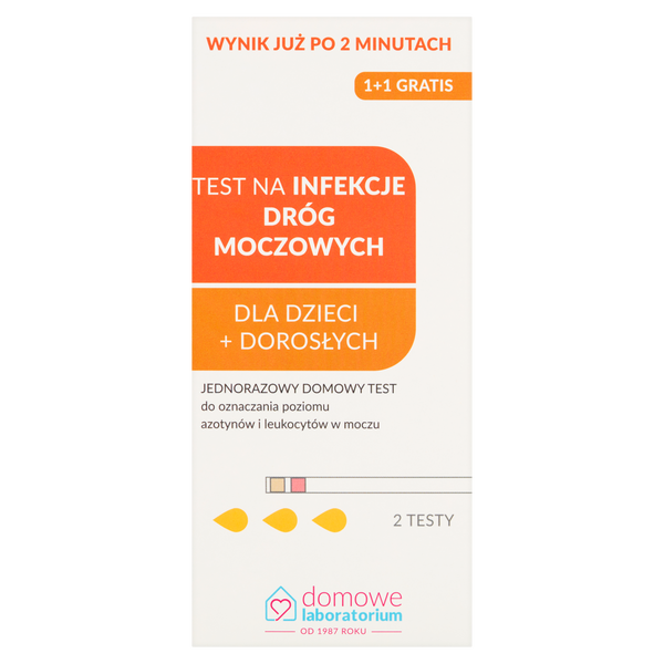 Domowe Laboratorium test na infekcje dróg moczowych dla dzieci i dorosłych, 2 szt./1 opak._1