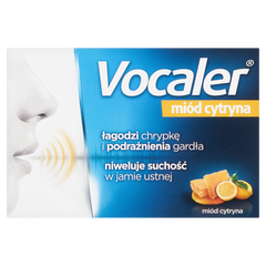 Vocaler Miód Cytryna pastylki, 24 szt./1 opak._1