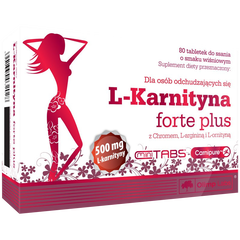 L-Karnityna Forte Plus suplement diety o smaku wiśniowym, 80 kaps./1 opak._1