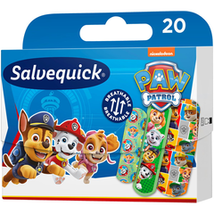 Salvequick Kids Paw Patrol wyrób medyczny: plastry opatrunkowe dla dzieci, 20 szt./1 opak._1
