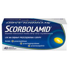 Scorbolamid tabletki drażowane, 40 tabl./1 opak._1