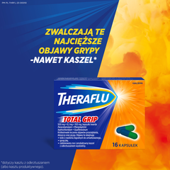 Theraflu Total Grip proszek do sporządzania roztworu doustnego, 16 sasz./1 opak._2