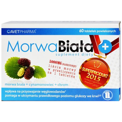 Avet Morwa Biała tabletki powlekane, 60 tabl./1 opak._1