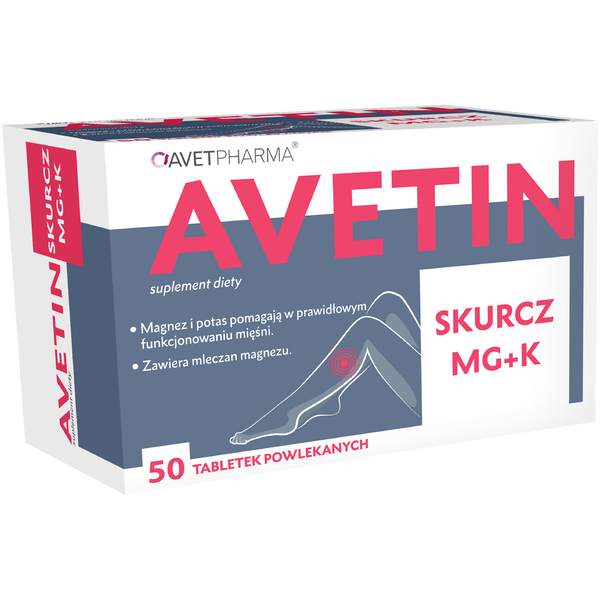 Avetin Magnez Skurcz suplement diety, 50 tabl./1 opak._1