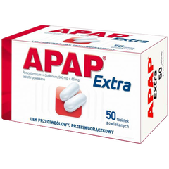Apap Extra tabletki powlekane, 50 tabl./1 opak._1