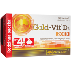 Gold-Vit D3 2000 suplement diety, 120 szt./1 opak._1